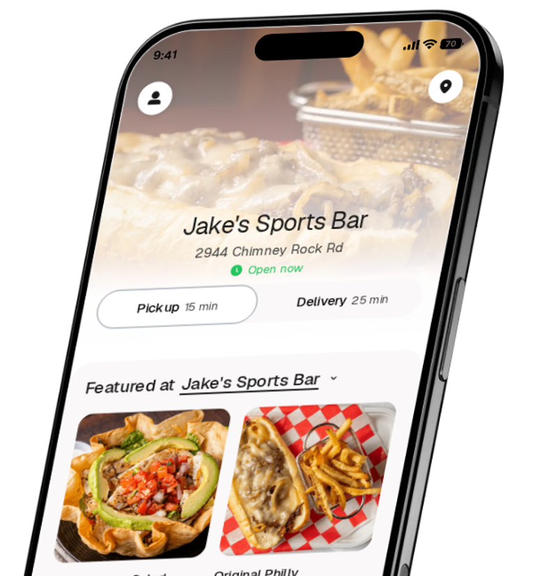 Jake's Sports Bar app preview
